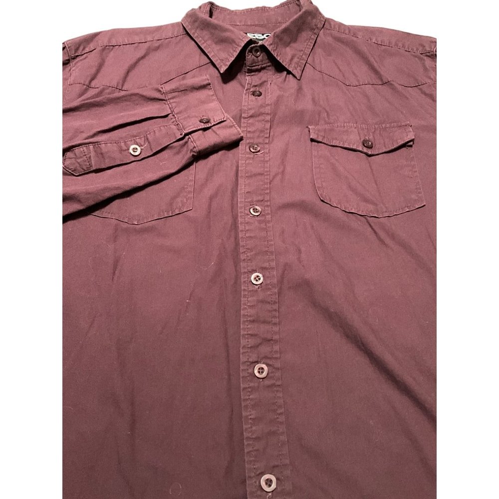 Carbon Large Plum Long Sleeve Men's Shirt